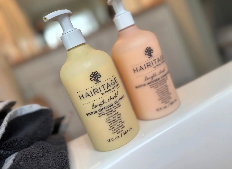 Hairitage by Mindy McKnight biotin shampoo and conditioner